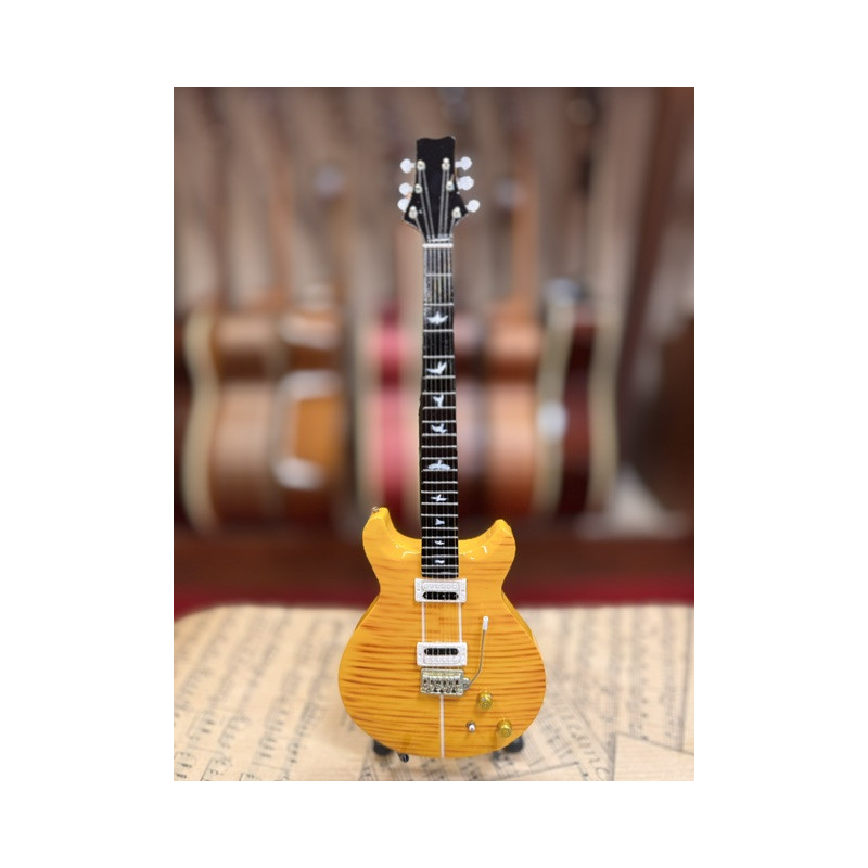 MINIATURE GUITARE CARLOS SANTANA 27CM