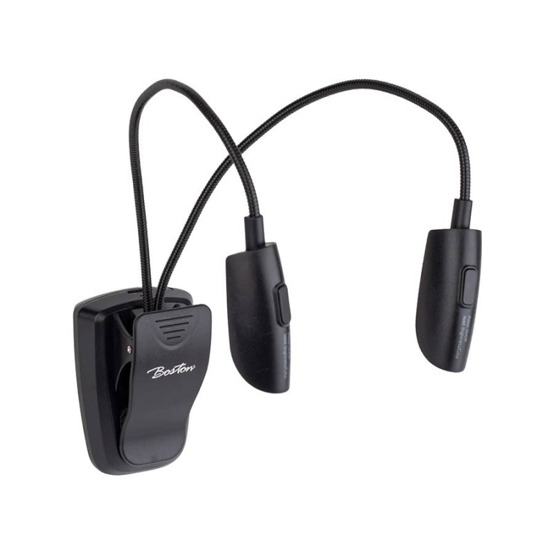 LAMPE DE PUPITRE BOSTON FLEXIBLE 2X6 LEDS MSL712