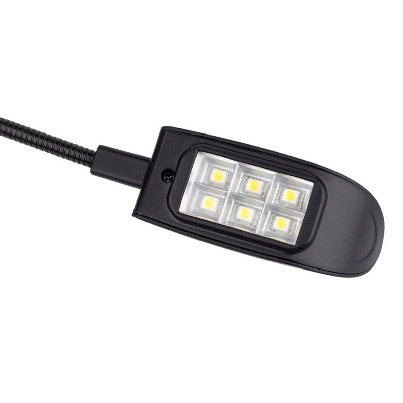 LAMPE DE PUPITRE BOSTON FLEXIBLE 2X6 LEDS MSL712