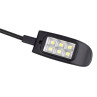 LAMPE DE PUPITRE BOSTON FLEXIBLE 2X6 LEDS MSL712