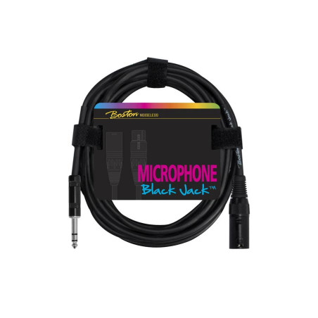 CABLE BOSTON MICROPHONE XLR3 + 1 JACK 10M