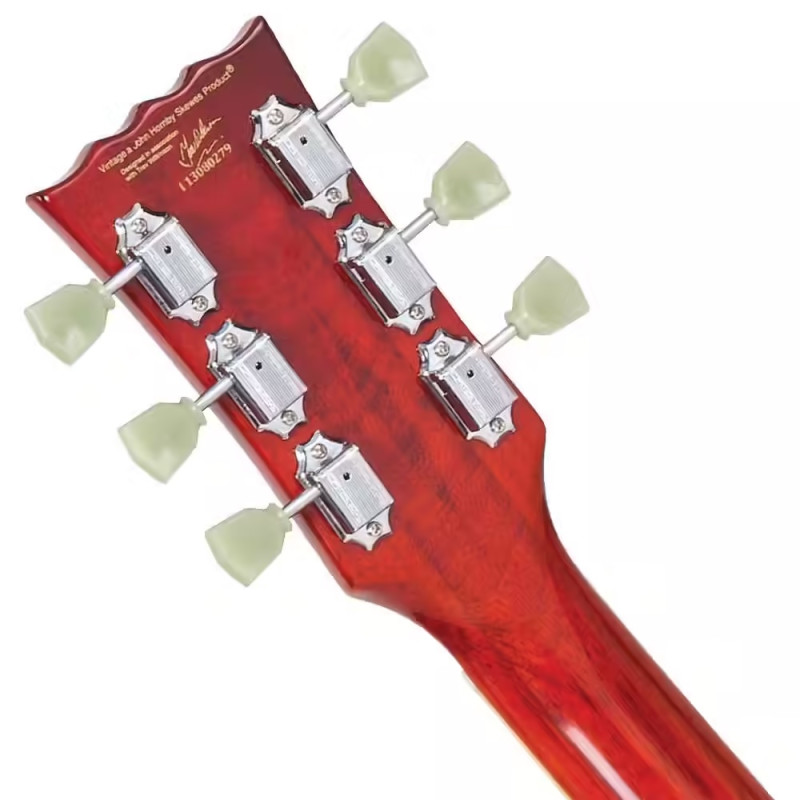 GUITAR ELECTRIQUE VINTAGE FLAME HONEYBURST V100HB