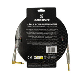 CABLE GROOVIT NYLON TRESSE JACK/JACK 3M DISCO 