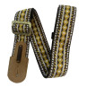 SANGLE GUITARE GROOVIT JACQUARD MOSAIQUE DOREE 