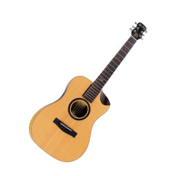 GUITARE JOURNEY FOLK DEMONTABLE EN BOIS DE ROSE ELECTRO ACOUSTIQUE OF422C