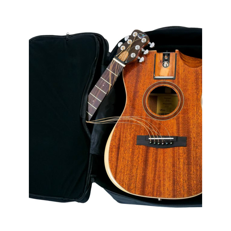 GUITARE JOURNEY FOLK DEMONTABLE EN ACAJOU ELECTRO ACOUSTIQUE OF312C