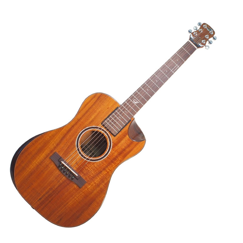 GUITARE JOURNEY FOLK DEMONTABLE ELECTRO ACOUSTIQUE OF882C
