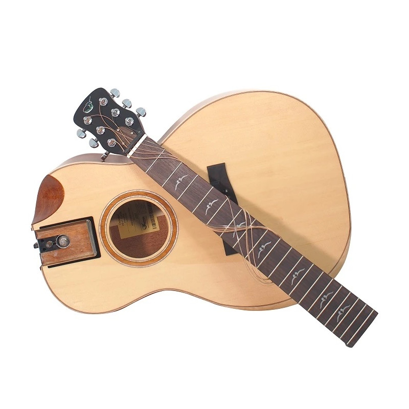 GUITARE JOURNEY FOLK DEMONTABLE PARLOR ELECTRO ACOUSTIQUE FP41213C