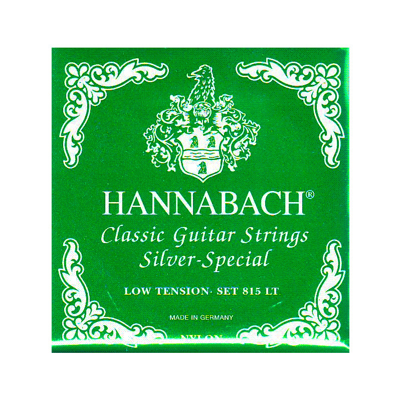 HANNABACH SILVER VERTE LOW TENSION JEU 815LT
