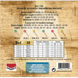 SAVAREZ FOLK PHOSPHORE BRONZE MEDIUM 13/56 JEU A140M