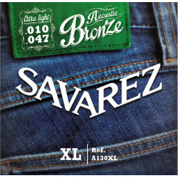 SAVAREZ FOLK BRONZE EXTRA LIGHT 10/47 JEU A130XL 