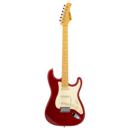 GUITARE ELECTRIQUE PRODIPE CANDY RED ST80MACAR