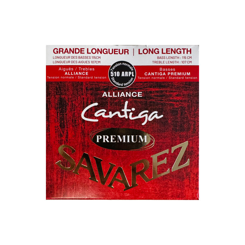 SAVAREZ ALLIANCE ROUGE CANTIGA PREMIUM LONGUE JEU 510ARPL