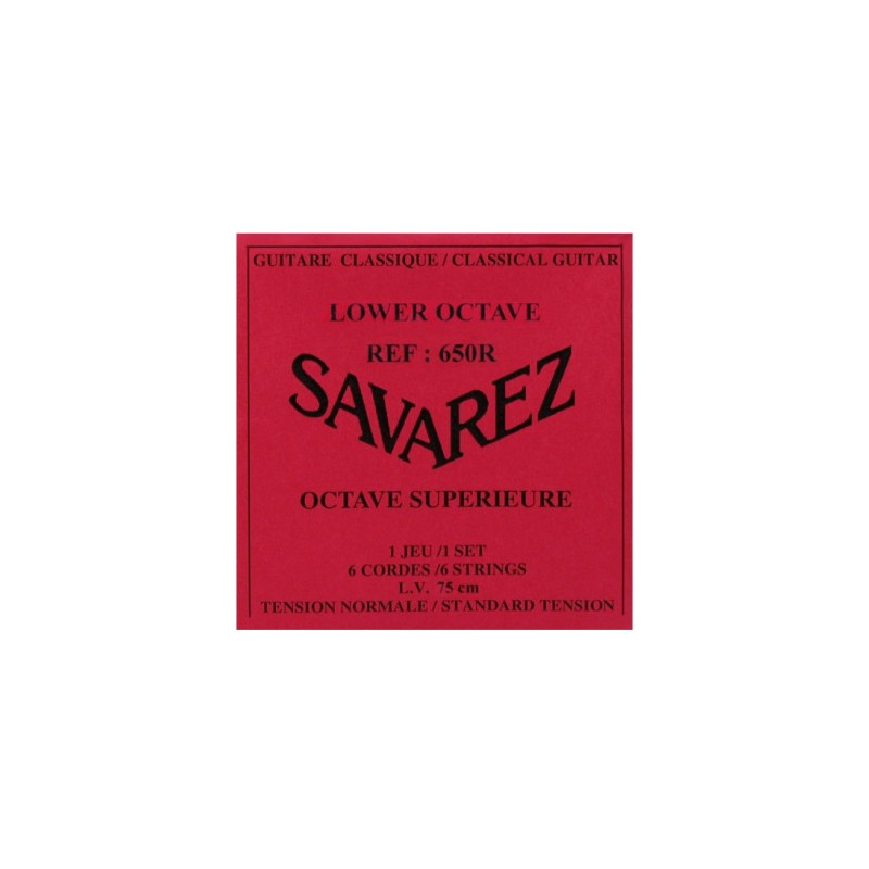 SAVAREZ OCTAVE INFERIEURE 75CM JEU 6CB640R