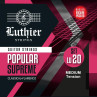 LUTHIER SET 20 POPULAR SUPREME JEU MEDIUM TENSION  