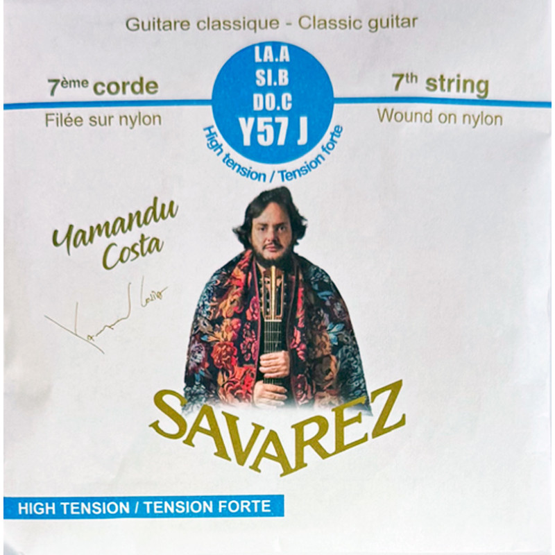 SAVAREZ CORDE LA SI DO7 YAMANDU COSTA GUITARE BRESIL 7C FORTE TENSION Y57J 