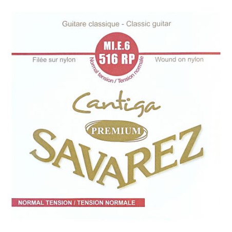 SAVAREZ CANTIGA PREMIUM ROUGE CORDE 6 MI 516RP