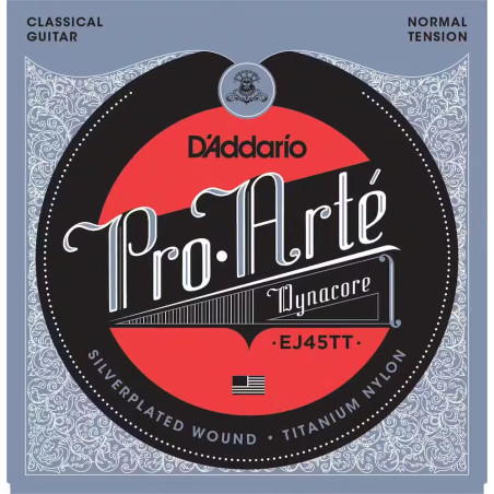 D'ADDARIO DYNACORE NORMAL TITANIUM JEU EJ45TT