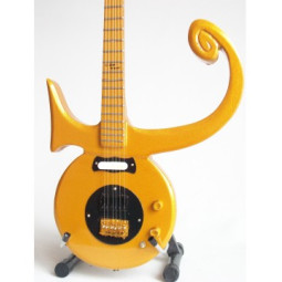 MINIATURE GUITARE PRINCE DOREE 27CM 