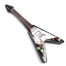 CADRE BABY GUITARE FLYING V HENDRIX 15 X 20 CM