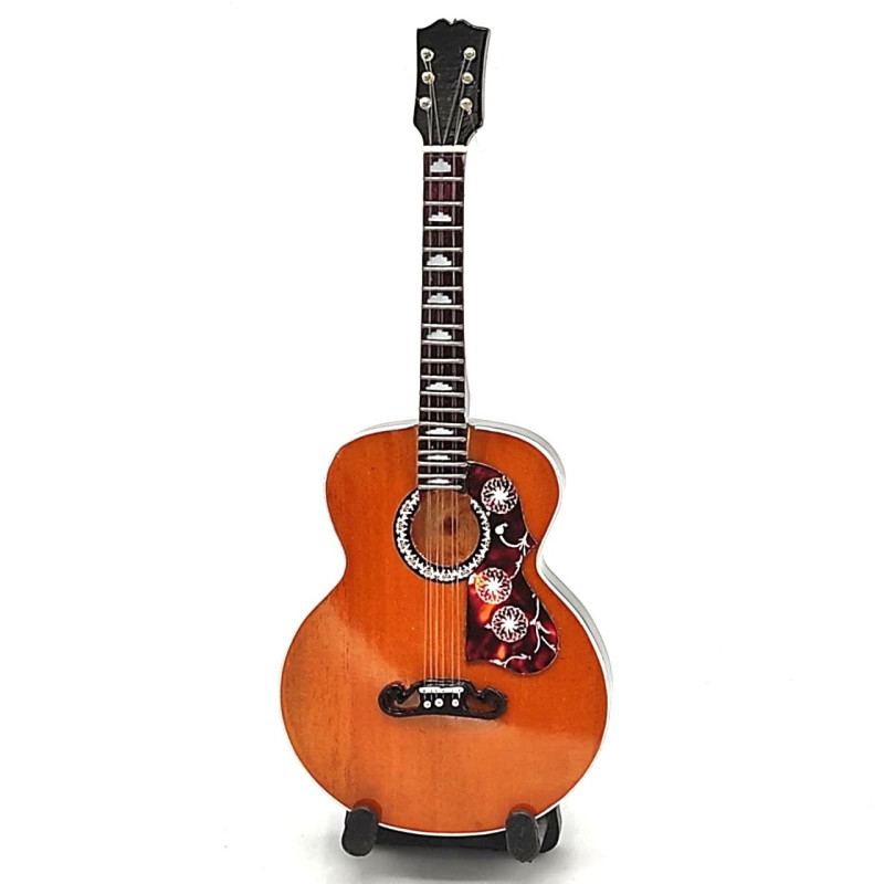 MINIATURE BABY GUITAR ELVIS PRESLEY 15CM