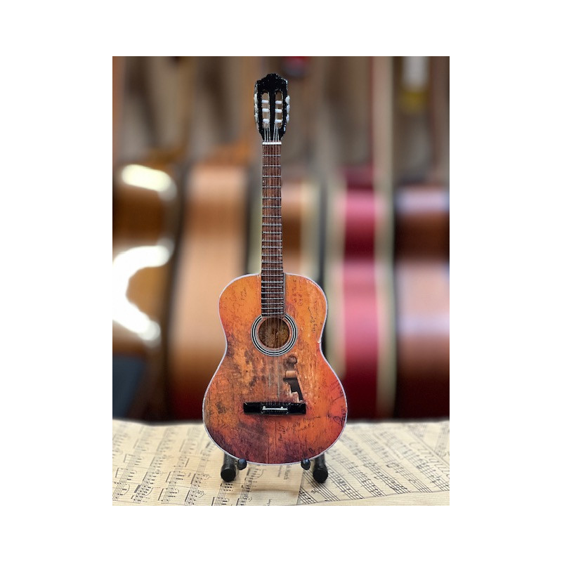 MINIATURE GUITARE WILLIE NELSON 27CM 