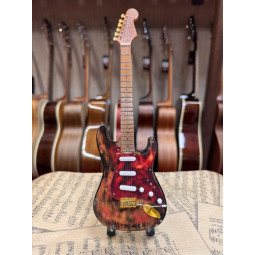 MINIATURE GUITARE HENDRIX BURST 27CM
