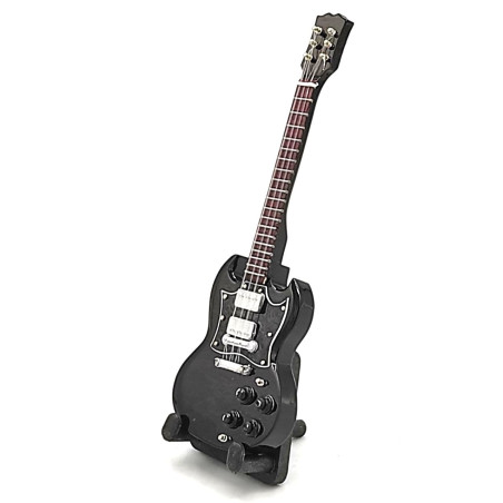MINIATURE BABY GUITAR ANGUS YOUNG ACDC 15CM