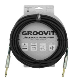 CABLE GROOVIT PVC JACK DROIT/JACK DROIT 6M