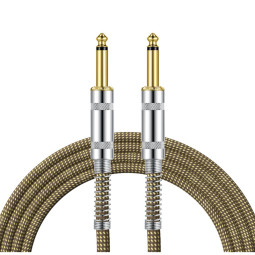 CABLE GROOVIT NYLON TRESSE JACK/JACK 3M MARRON