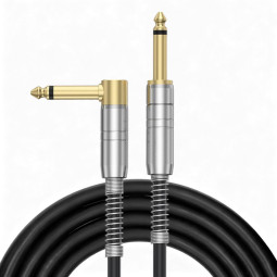 CABLE GROOVIT PVC JACK/JACK COUDE 6M 