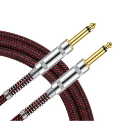 CABLE GROOVIT NYLON TRESSE JACK/JACK 3M ROUGE 