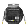 CABLE GROOVIT NYLON TRESSE JACK/JACK 6M GRIS