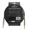 CABLE GROOVIT NYLON TRESSE JACK/JACK 3M GRIS