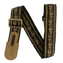 SANGLE GUITARE GROOVIT JACQUARD VOLUTES D'OR GROSTRAP013
