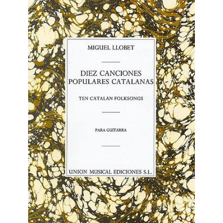LLOBET DIEZ CANCIONES POPULARES CATALANAS UMG20372  