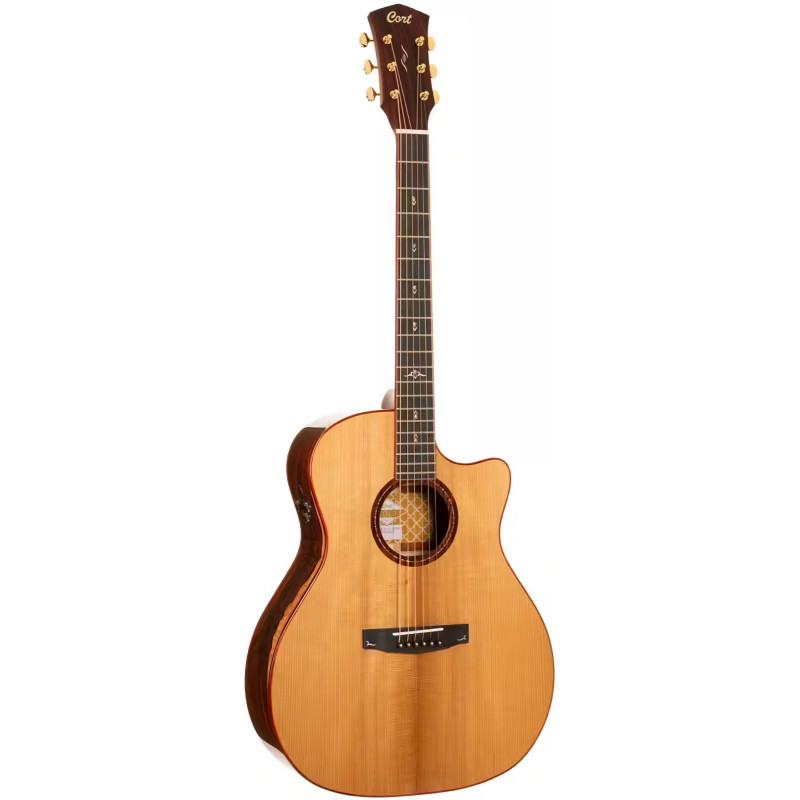 GUITARE CORT GOLD A10 COCOBOLO NATUREL BRILLANT