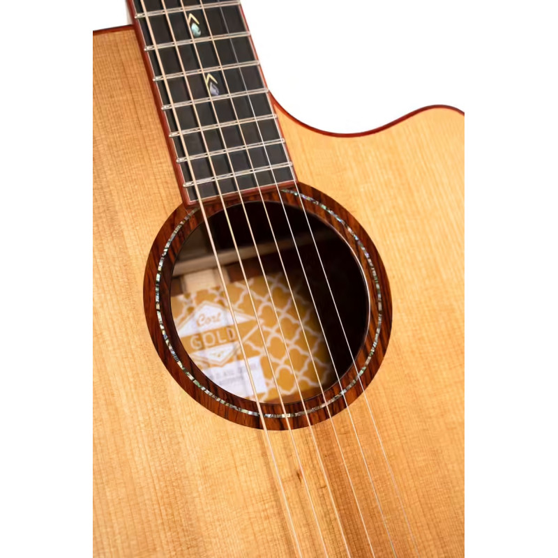 GUITARE CORT GOLD A10 COCOBOLO NATUREL BRILLANT