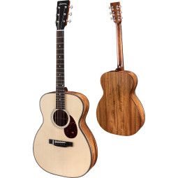 GUITARE EASTMAN ELECTRO OM SITKA/OVANKOL MICRO FISHMAN E3OME