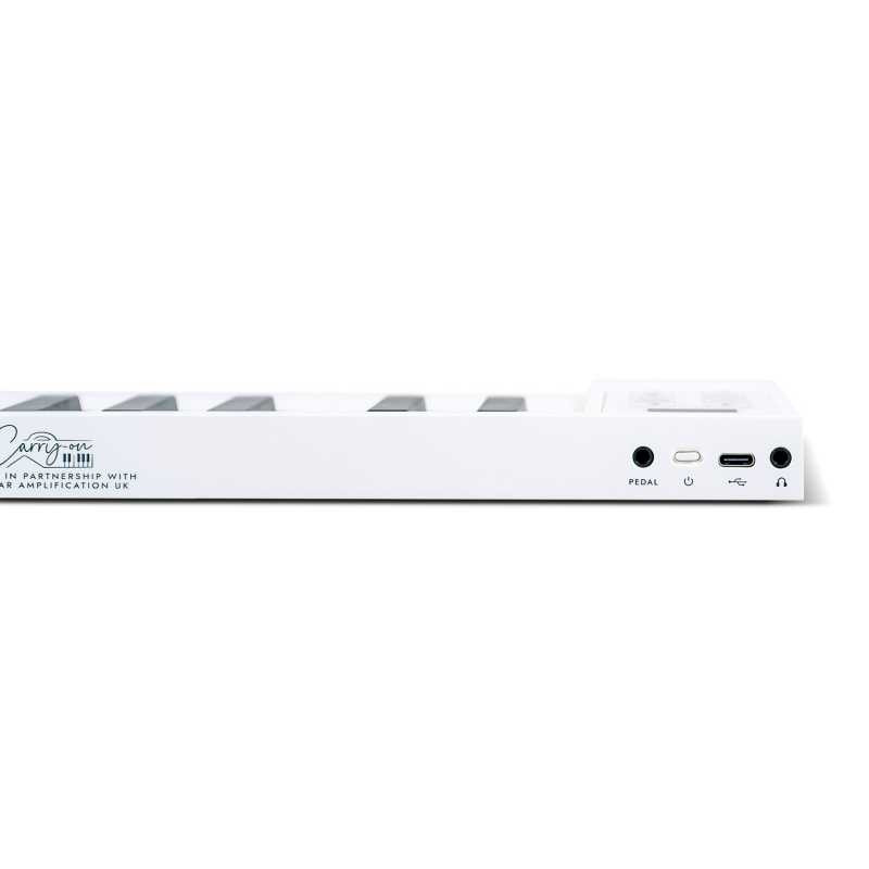 CARRY ON PIANO MIDI 49 SENSITIVE TOUCH BLANC