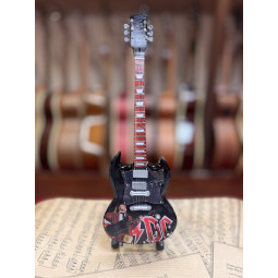 MINIATURE GUITARE SG ACDC ANGUS YOUNG 27CM