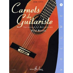 RIVOAL CARNETS DU GUITARISTE 1 HL24684