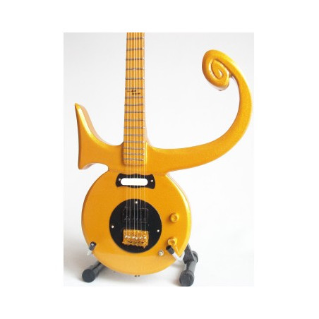 MINIATURE GUITARE PRINCE DOREE 27CM 