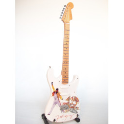MINIATURE GUITARE ELECTRIQUE QUEEN TRIBUTE 27CM
