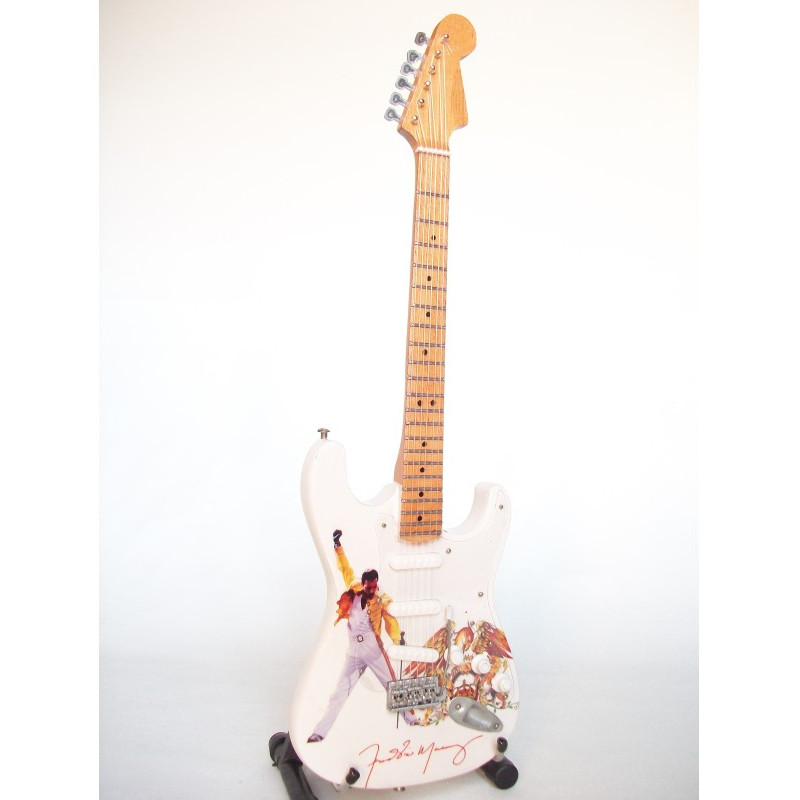 MINIATURE GUITARE ELECTRIQUE QUEEN TRIBUTE 27CM