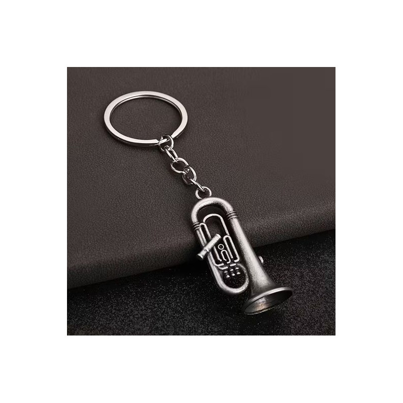 PORTE CLES TUBA 3D METAL