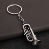 PORTE CLES TUBA 3D METAL