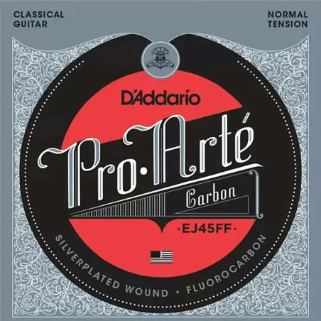 D'ADDARIO PRO ARTE CARBON NORMAL TENSION JEU EJ45FF