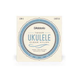 D'ADDARIO UKULELE TENOR LOW G CLEAR NYLON EJ65TLG