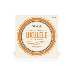 D'ADDARIO UKULELE BARITON TITANIUM EJ87B